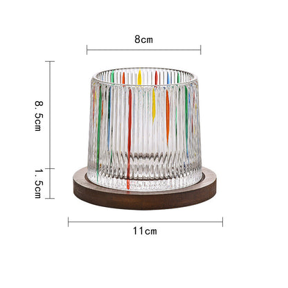 Spinning Old Fashioned Whiskey Glasses