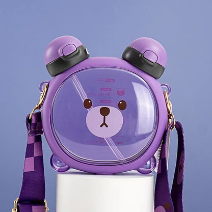 Carat Bear Double Drinking Cup Large Capacity Cute Cartoon Children’S Water Cup