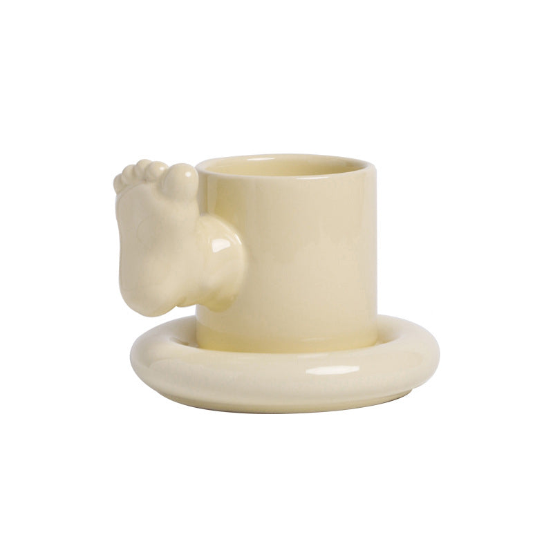 You Doing Great Mug, Thumbs Up Coffee Mug & Saucer