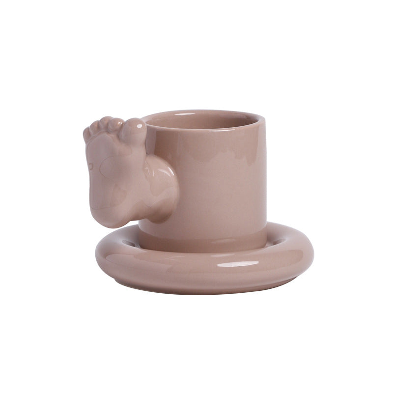 You Doing Great Mug, Thumbs Up Coffee Mug & Saucer