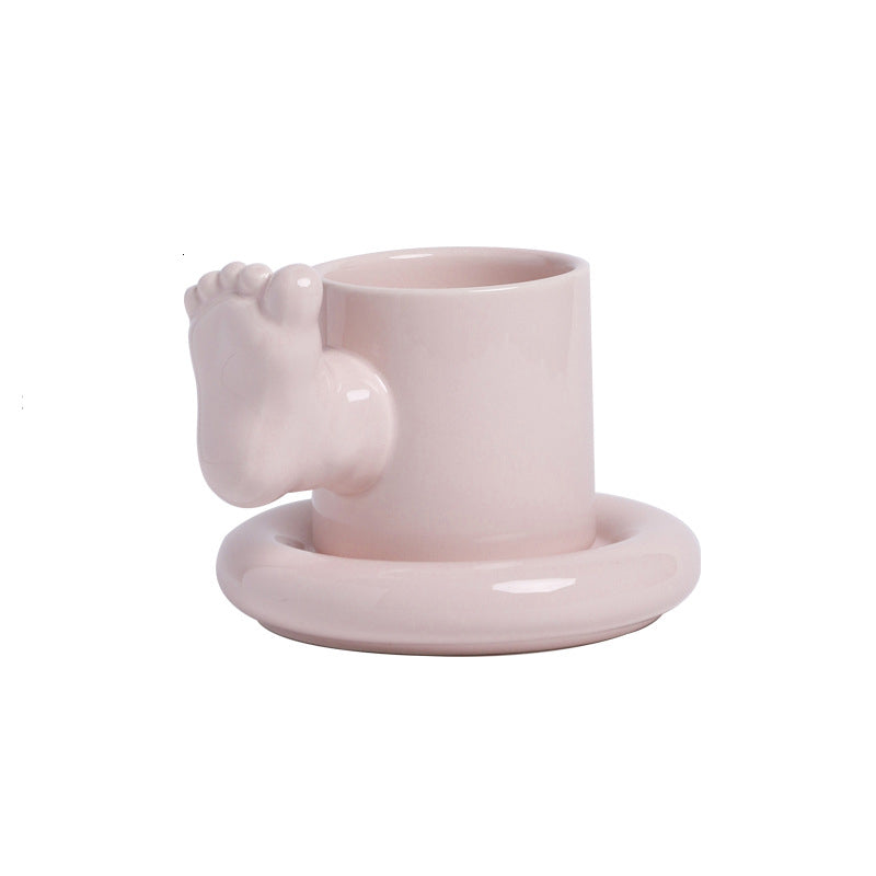 You Doing Great Mug, Thumbs Up Coffee Mug & Saucer