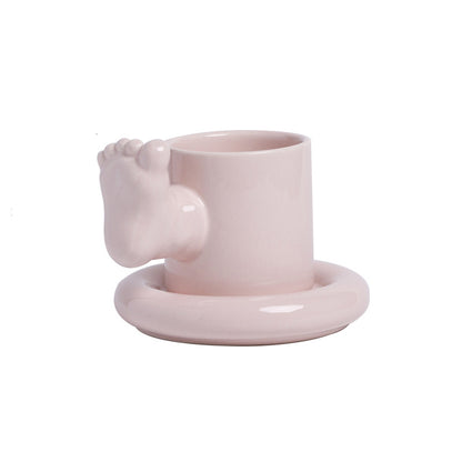 You Doing Great Mug, Thumbs Up Coffee Mug & Saucer