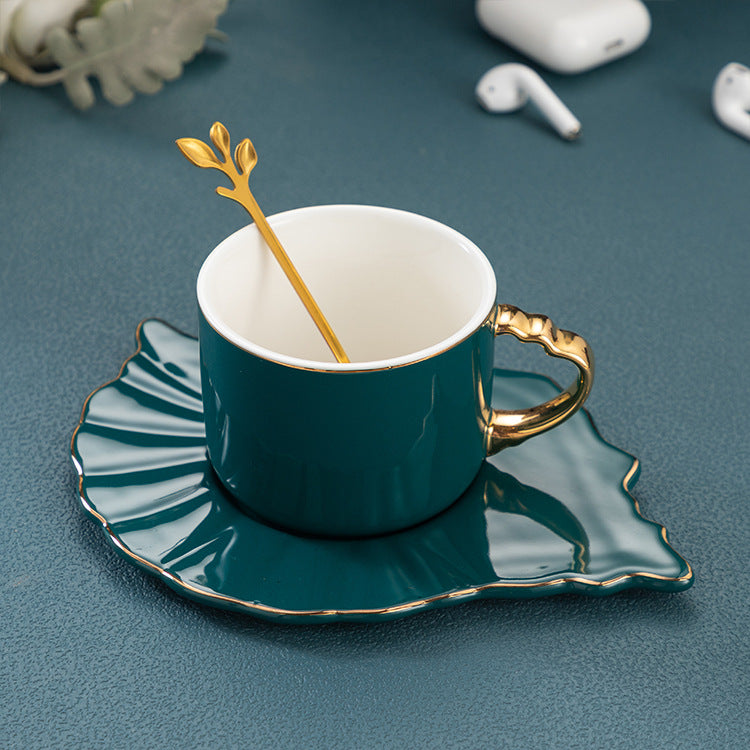 Conch Coffee Cup And Saucer Set
