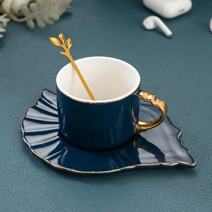 Conch Coffee Cup And Saucer Set