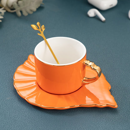 Conch Coffee Cup And Saucer Set