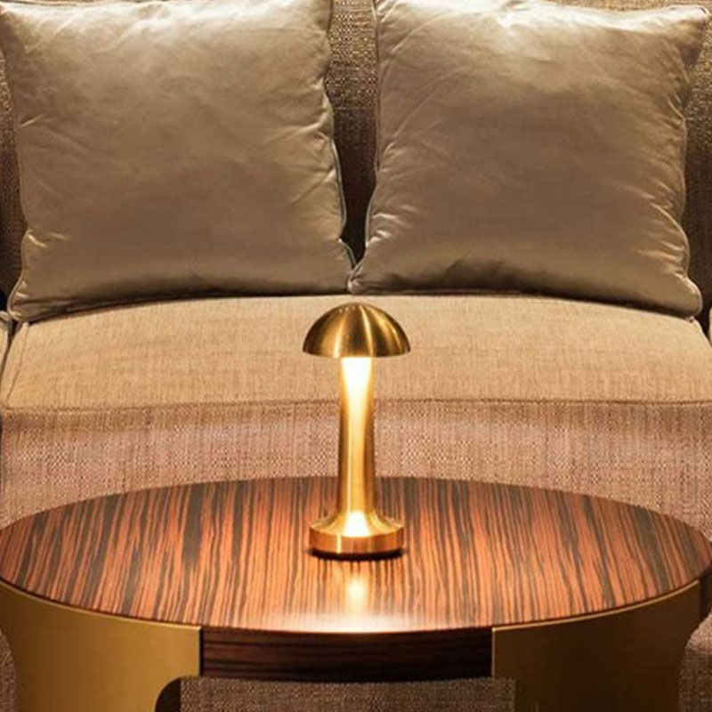 LED Enclosed Dome Table Lamp
