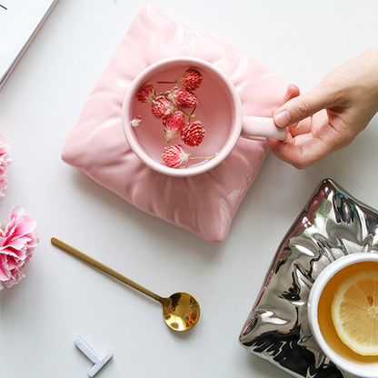 Pillow Cup and Saucer Set