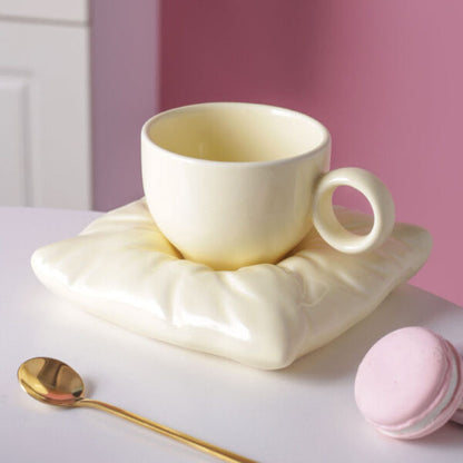 Pillow Cup and Saucer Set