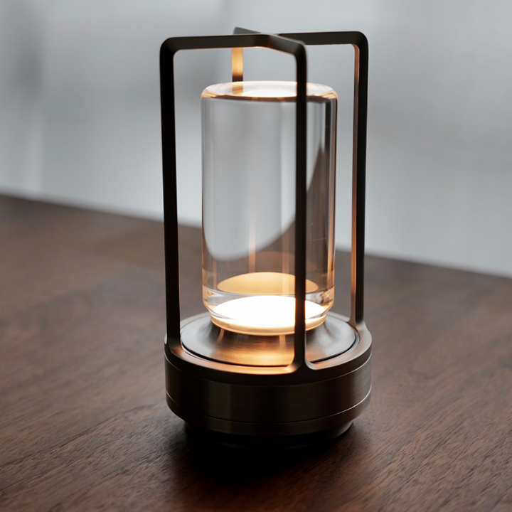 Angelo: Metal Lantern Crystal Table Lamp - Perfect Decorative Table Lamp. Create The Best Scene