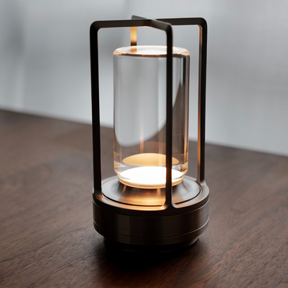 Angelo: Metal Lantern Crystal Table Lamp - Perfect Decorative Table Lamp. Create The Best Scene