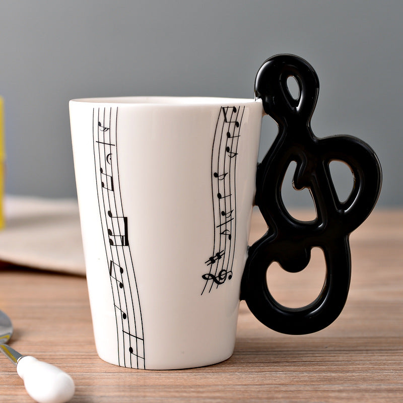 Creative Music Violin Guitar style Ceramic Mug