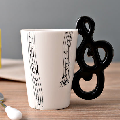 Creative Music Violin Guitar style Ceramic Mug