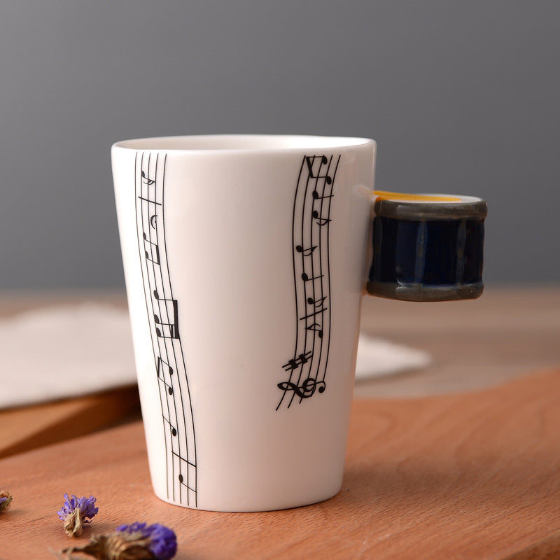 Creative Music Violin Guitar style Ceramic Mug