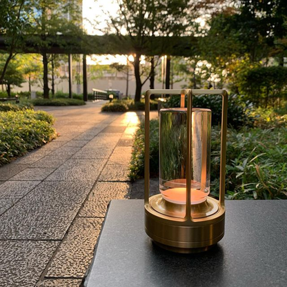 Angelo: Metal Lantern Crystal Table Lamp - Perfect Decorative Table Lamp. Create The Best Scene